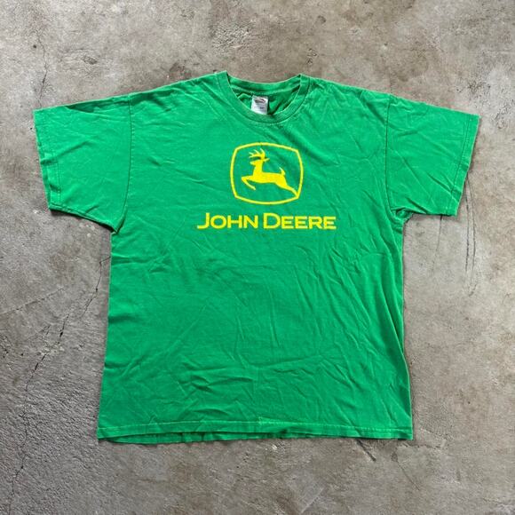 Y2K John Deere Graphic T-Shirt - Picture 1 of 8